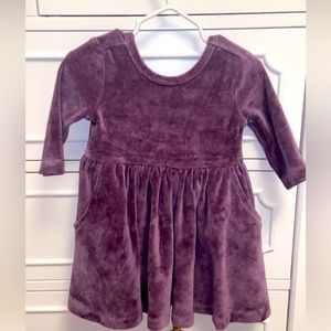 Ruffle Butts Velour Twirl Dress